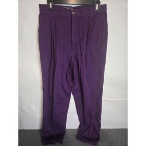 Vintage 80s Ladies Essentials Sport Loafers Size 12 Purple Capri Pants Boho Boat